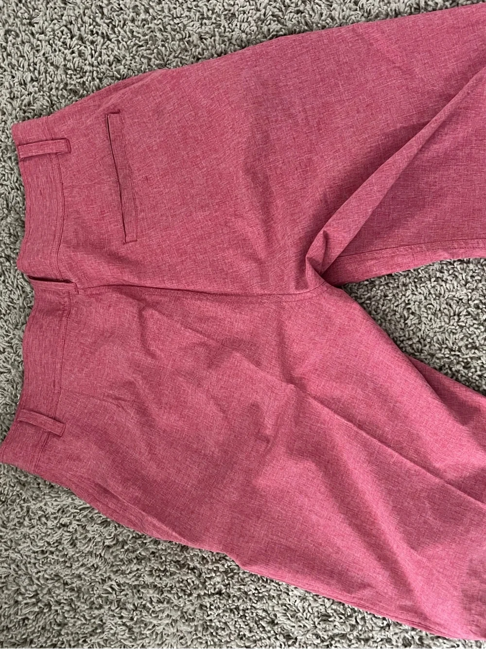 Men’s CoolKeep Flat Front Shorts in Berry Red